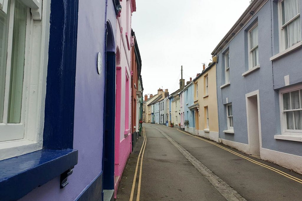 Coloured houses in Appledore