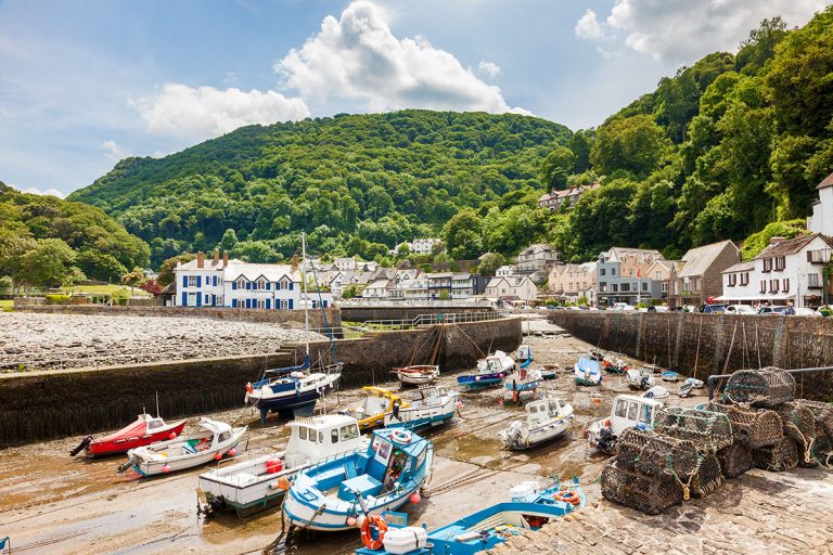 Lynmouth Beach in Exmoor National Park