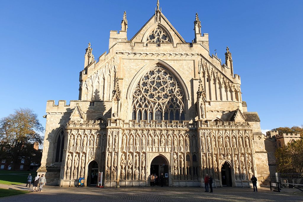 Exeter Cathedral Outside, Devon