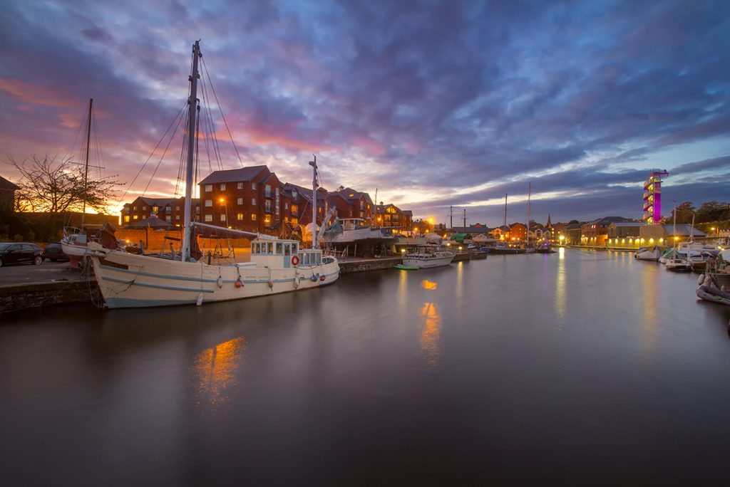 Exeter Quay Sunset