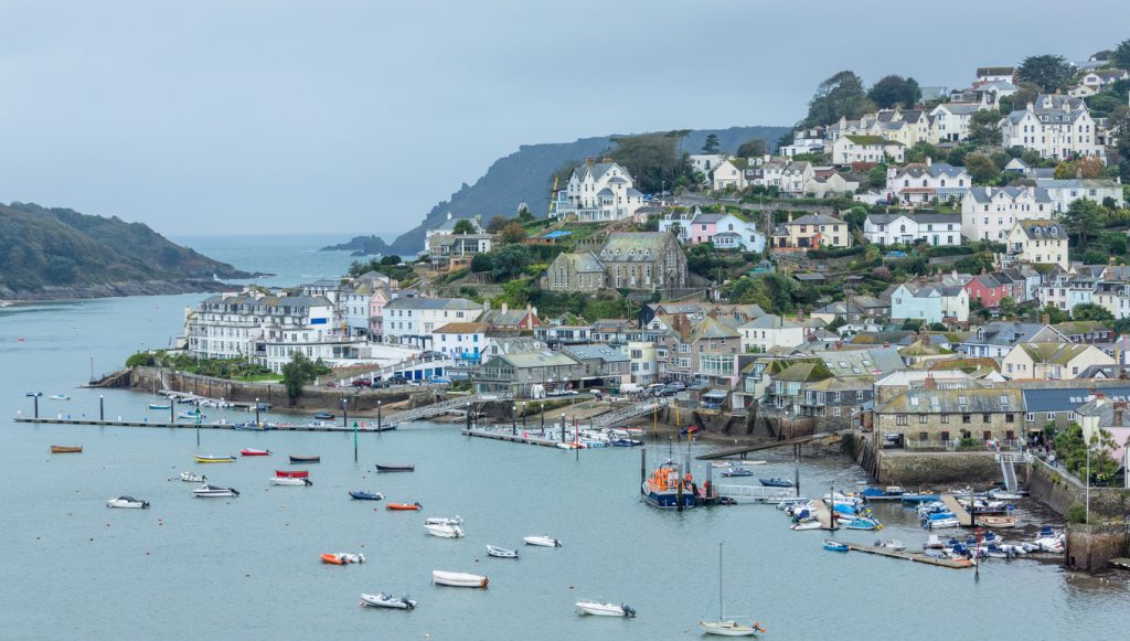 Salcombe in South Devon, SW England