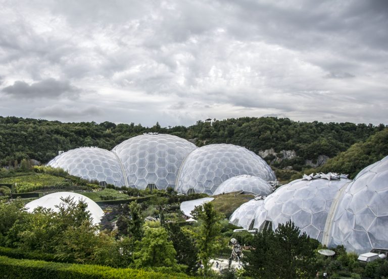 Eden Project near St Austell in Cornwall, South West England