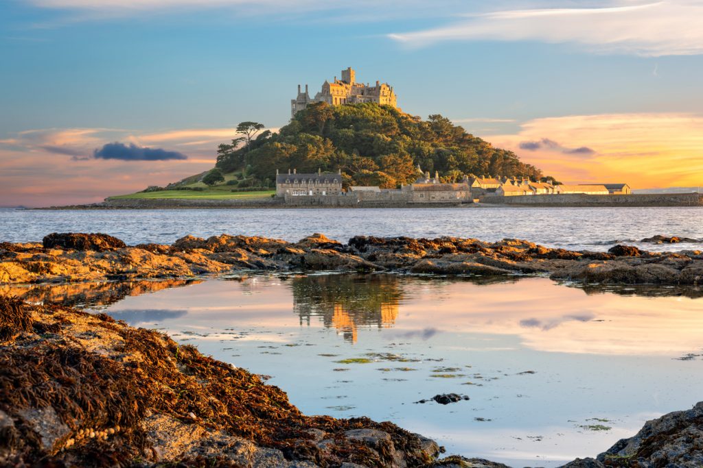 St Michael's Mount island in Cornwall, South West England