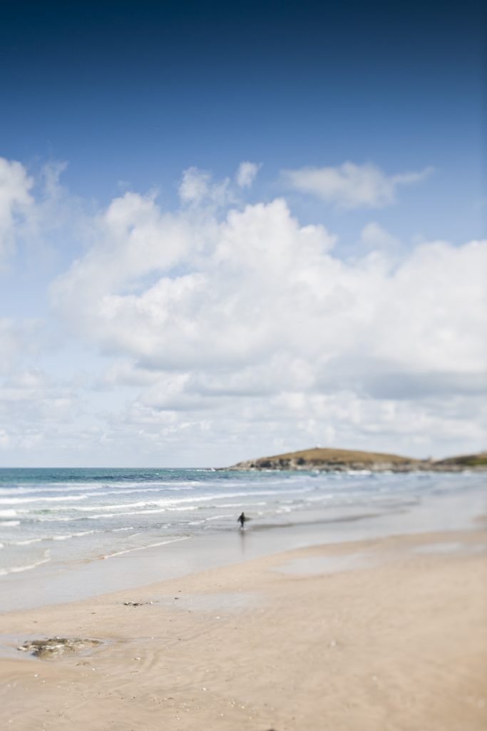 Fistral Beach in Newquay, Cornwall, South West England