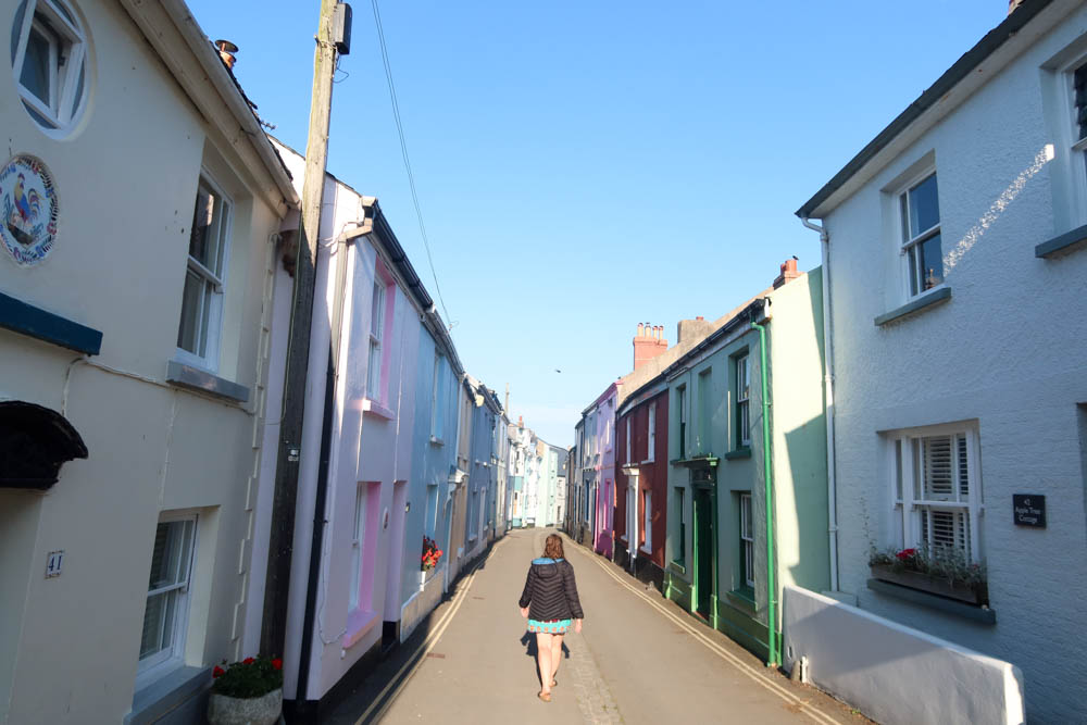Coloured houses in Appledore
