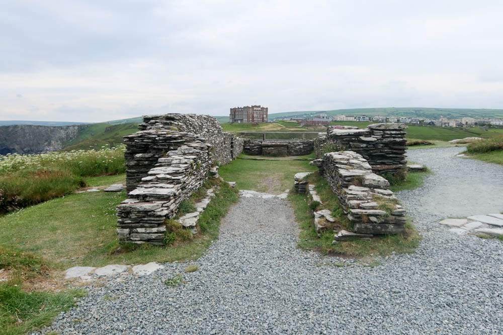 Ruins at Tintagel Castle