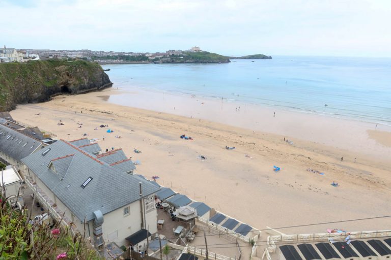 Tolcarne Beach in Newquay, Cornwall