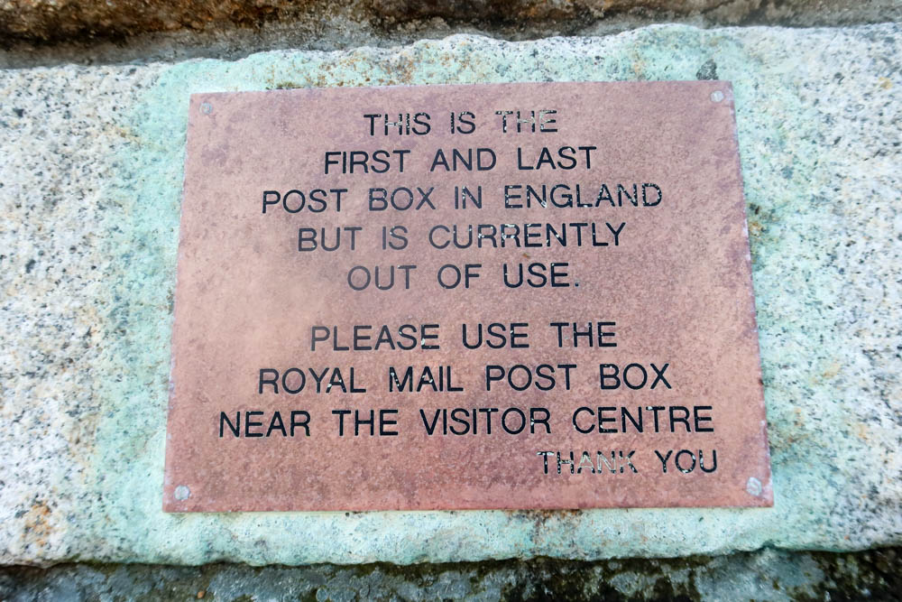 First and Last Postbox of Land's End