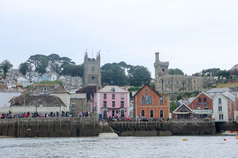 Fowey from the sea