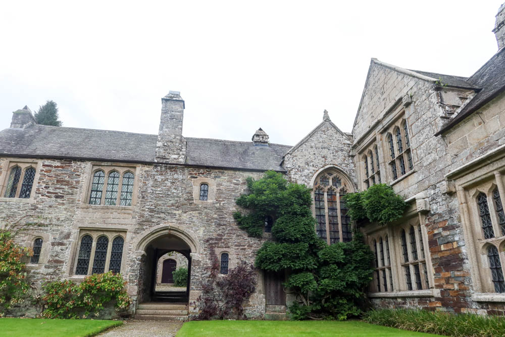 Historic Cotehele house which is near the Tamar Valley in Cornwall