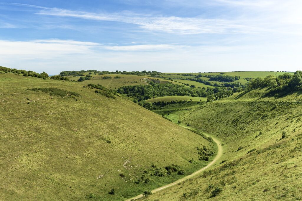 A view over Devil's Dyke in Sussex