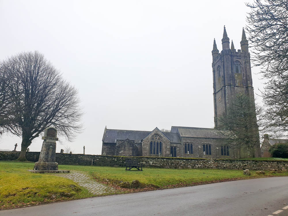 A church in the village of Widecombe in the Moor in Dartmoor National Park, Devon