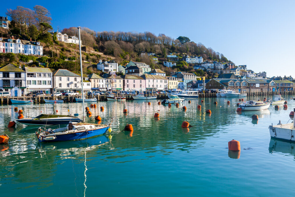The picturesque coastal town of Looe Cornwall England UK Europe