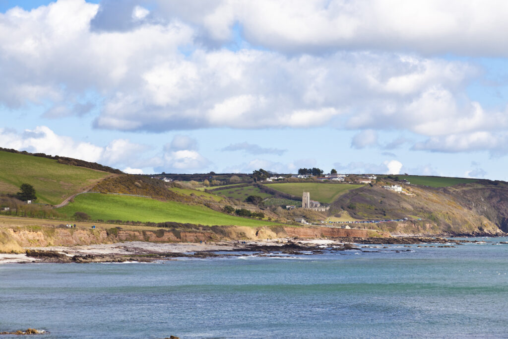 "Beautiful English south Devon coast looking towards Wembury, Plymouth, UK in early spring. Adobe RGB 1998 profile."