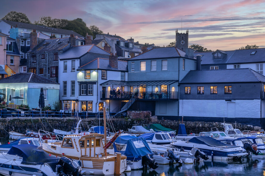 Photo of Custom House Quay in Falmouth was an important location on the south coast of England for ther packet ships bringing news from overseas