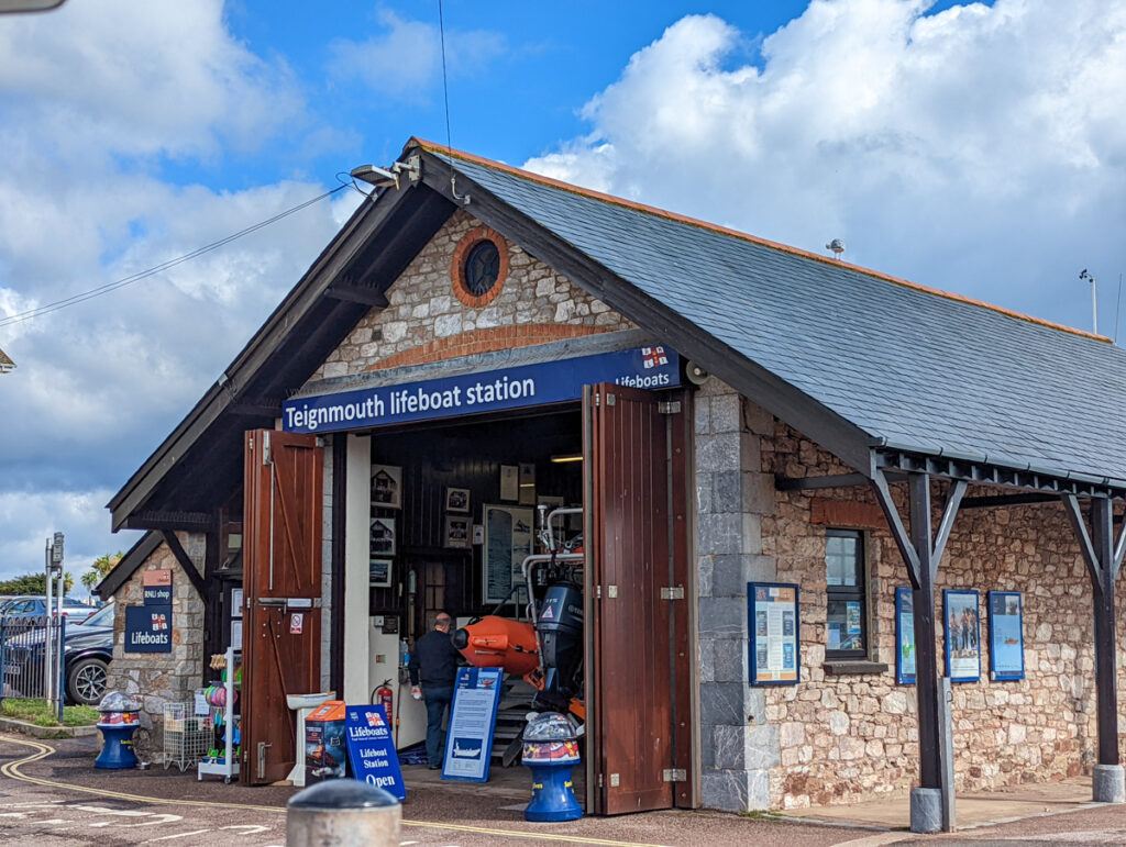 A lifeboat station with is home to one of the 