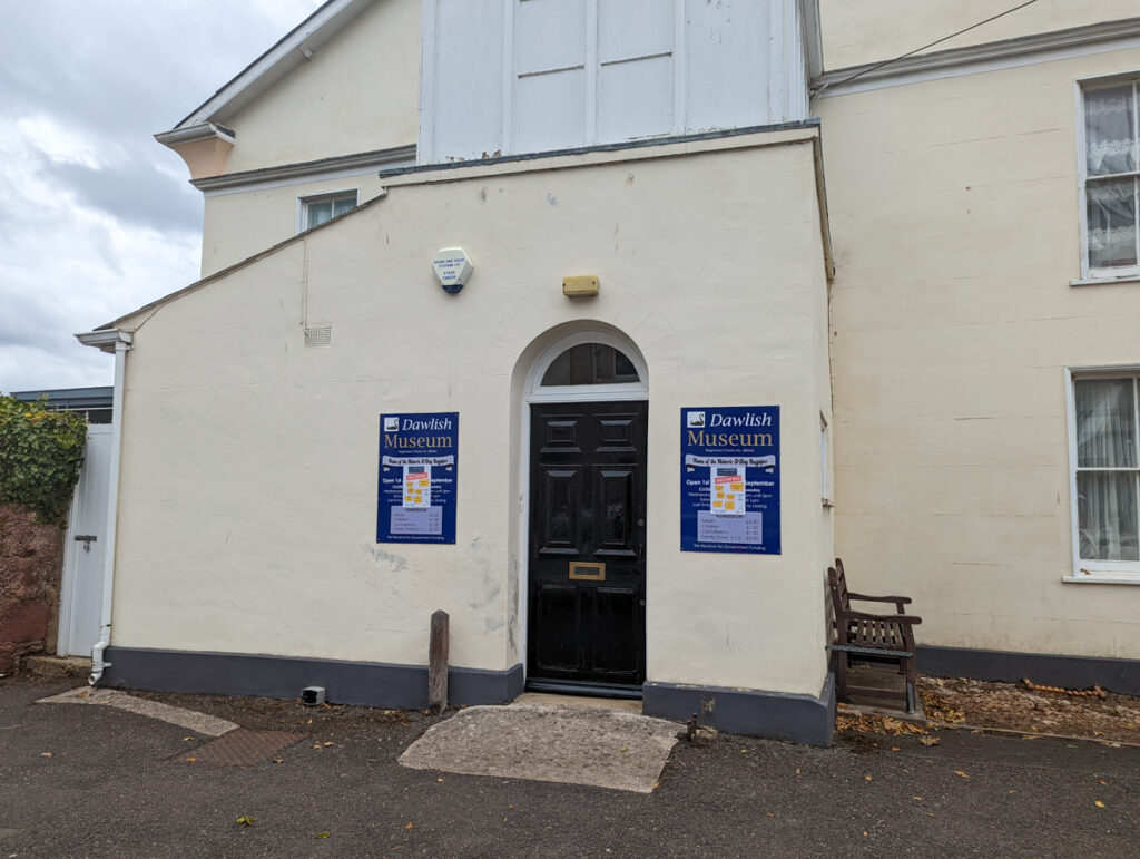 Dawlish museum, looks a little closed but it's an interesting place to visit!