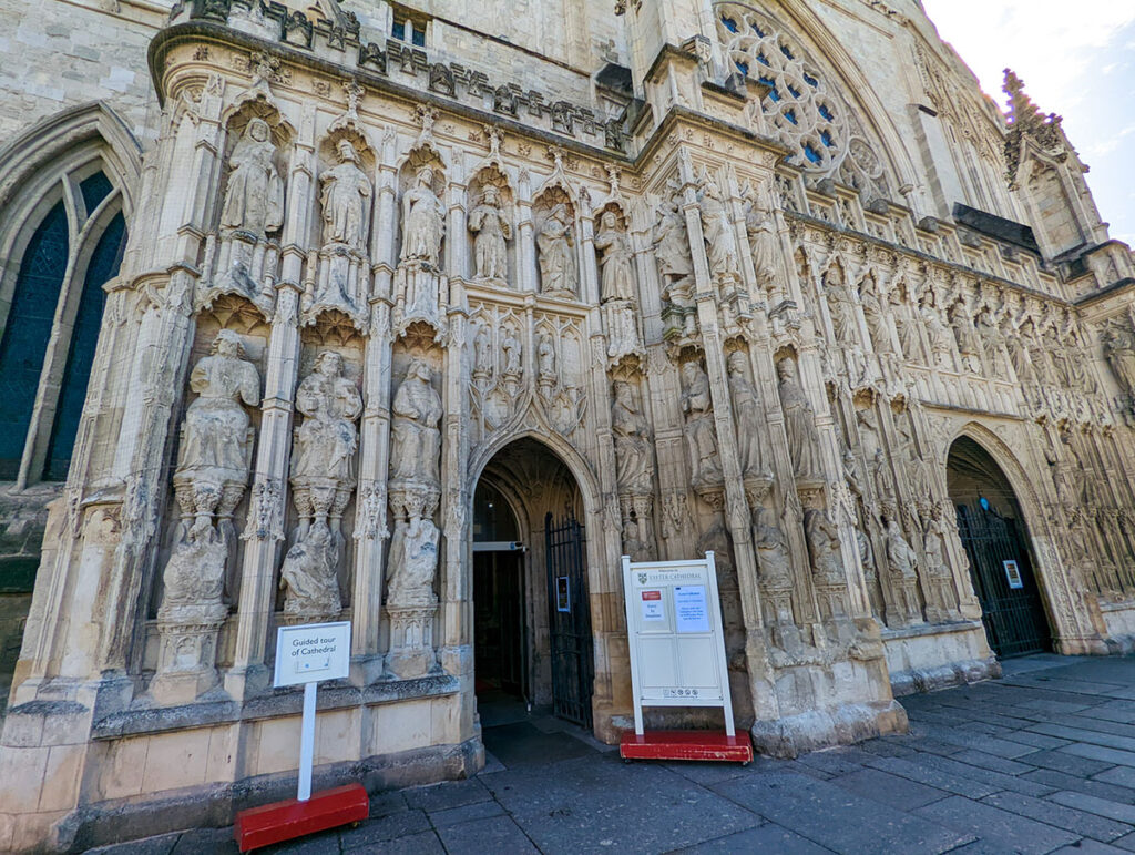 The West Front Image Screen of Exeter Cathedral