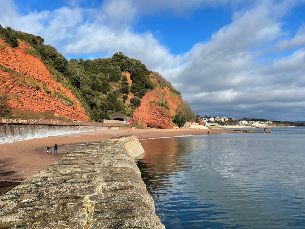 Coryton Cove and Red Sandstone Cliffs at Dawlish