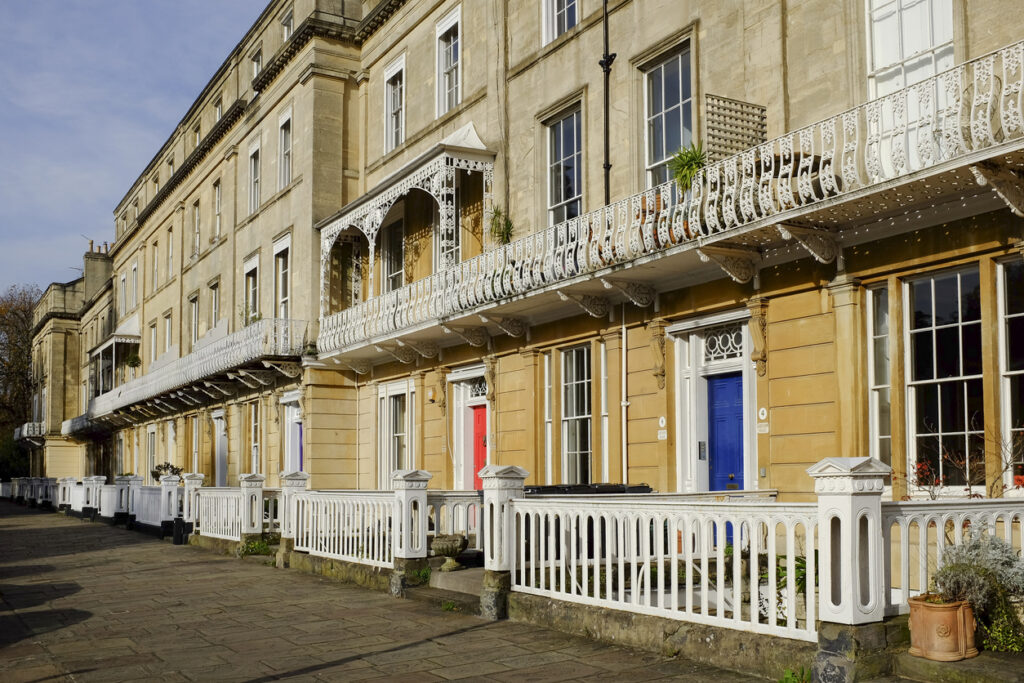 Lansdown Place is one of the fine terraces surrounding Victoria Square in Clifton, Bristol