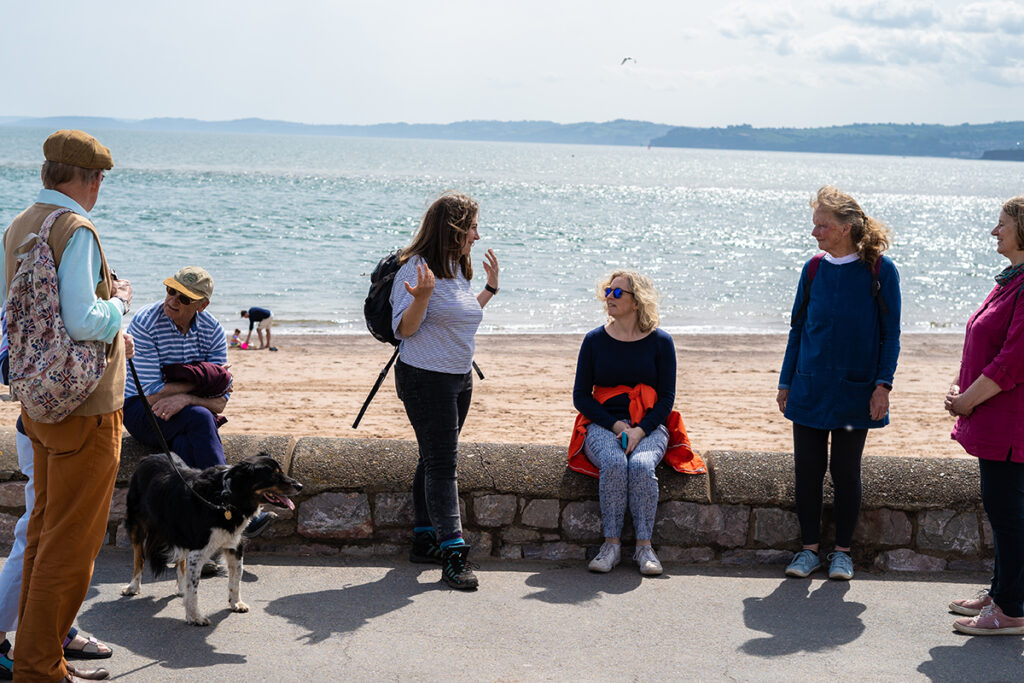 Exmouth walking tours along the seafront