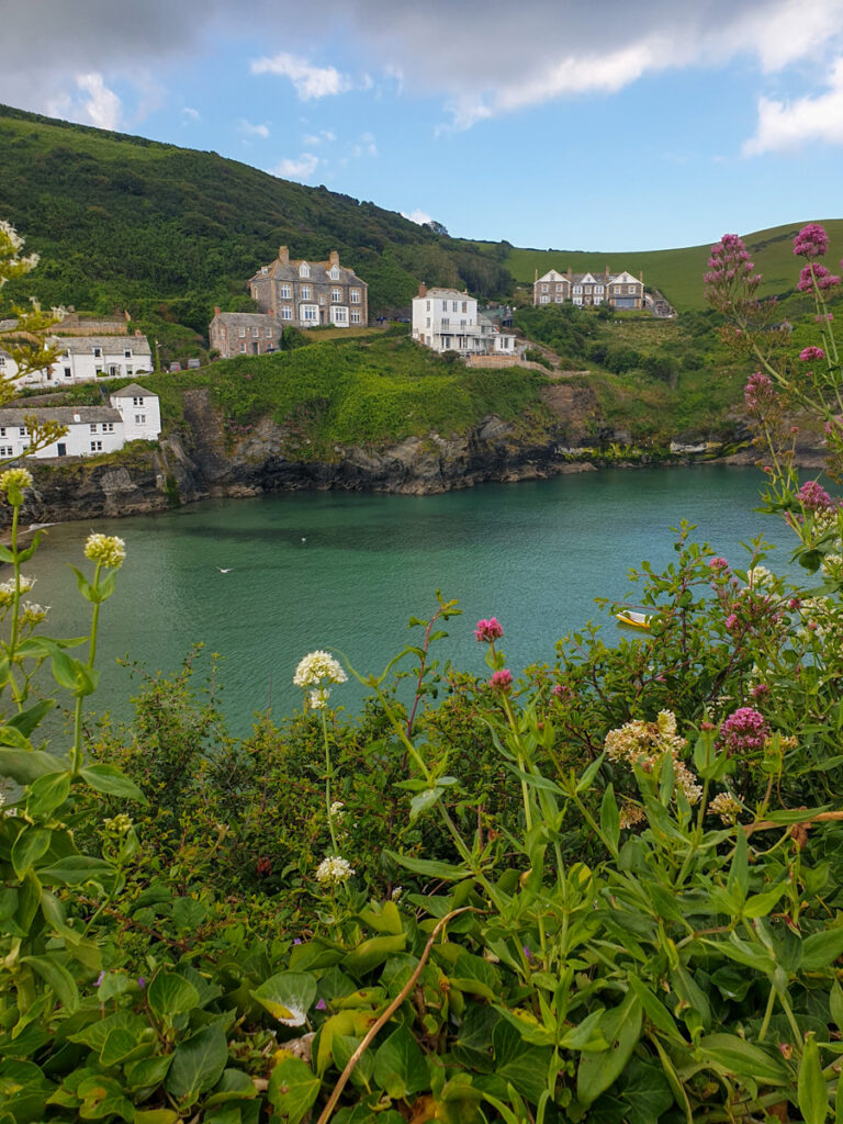 Landscape view of Port Isaac. 