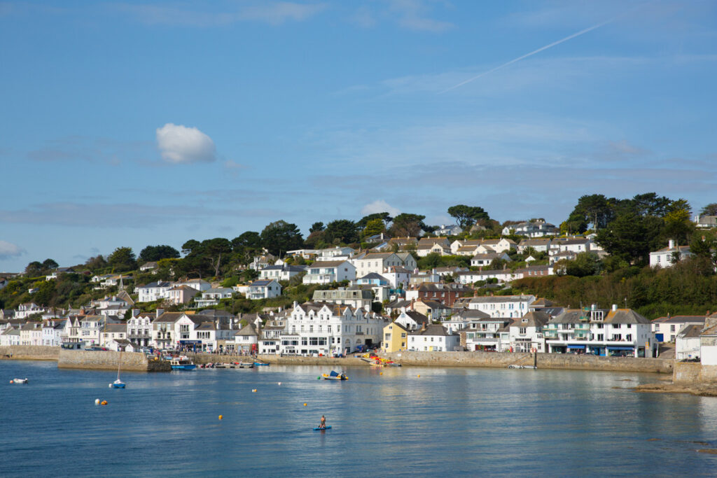Village of St Mawes from the water