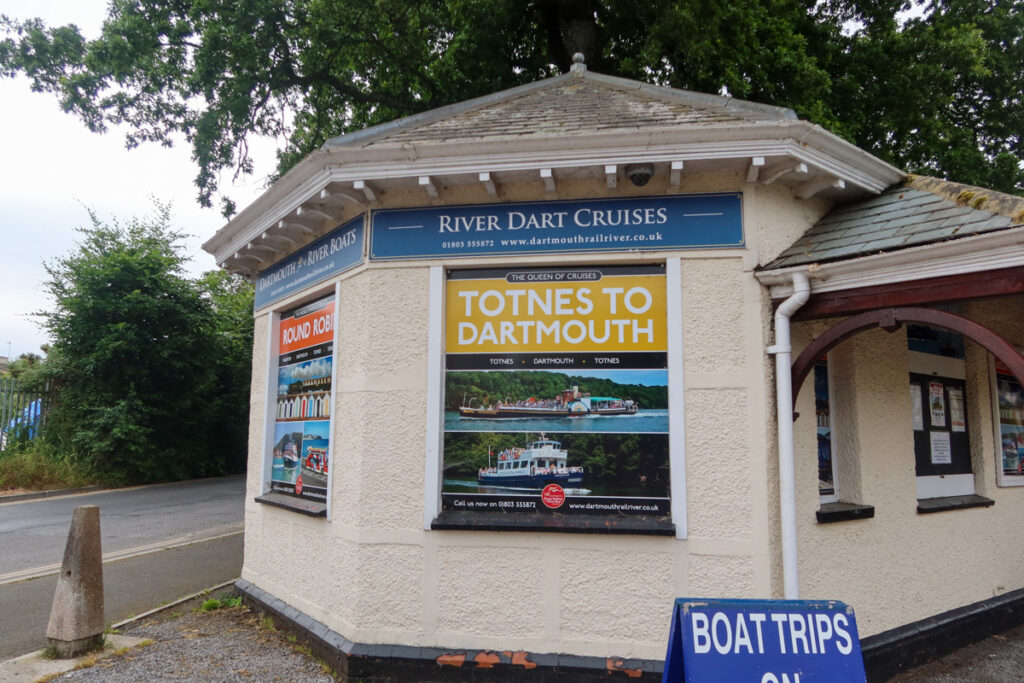 Ticket office of the Totnes river boat company in Totnes