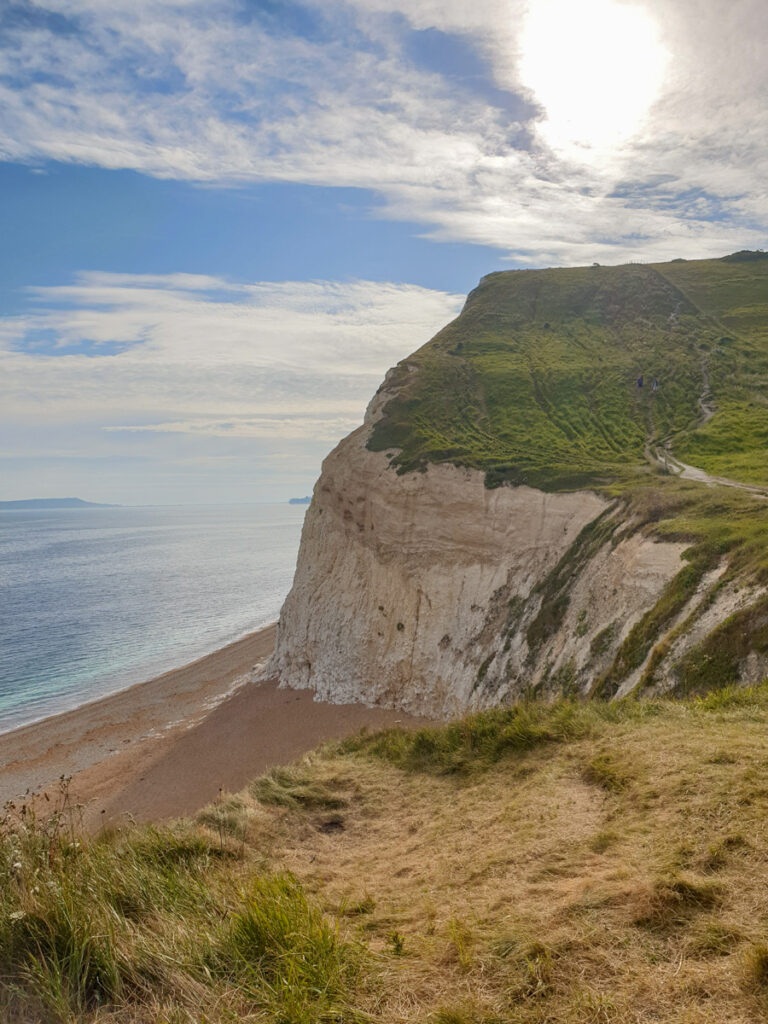 Jurassic Coast cliffs in Dorset
