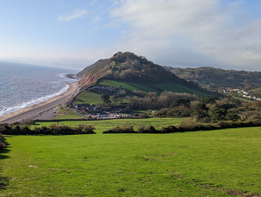 Headland by Branscombe in the Jurassic Coast