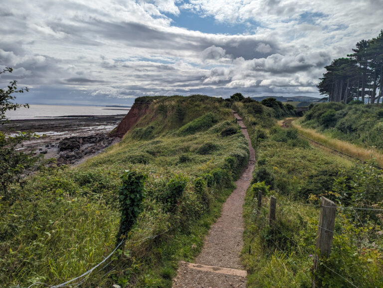 Coast path near Watchet, Somerset