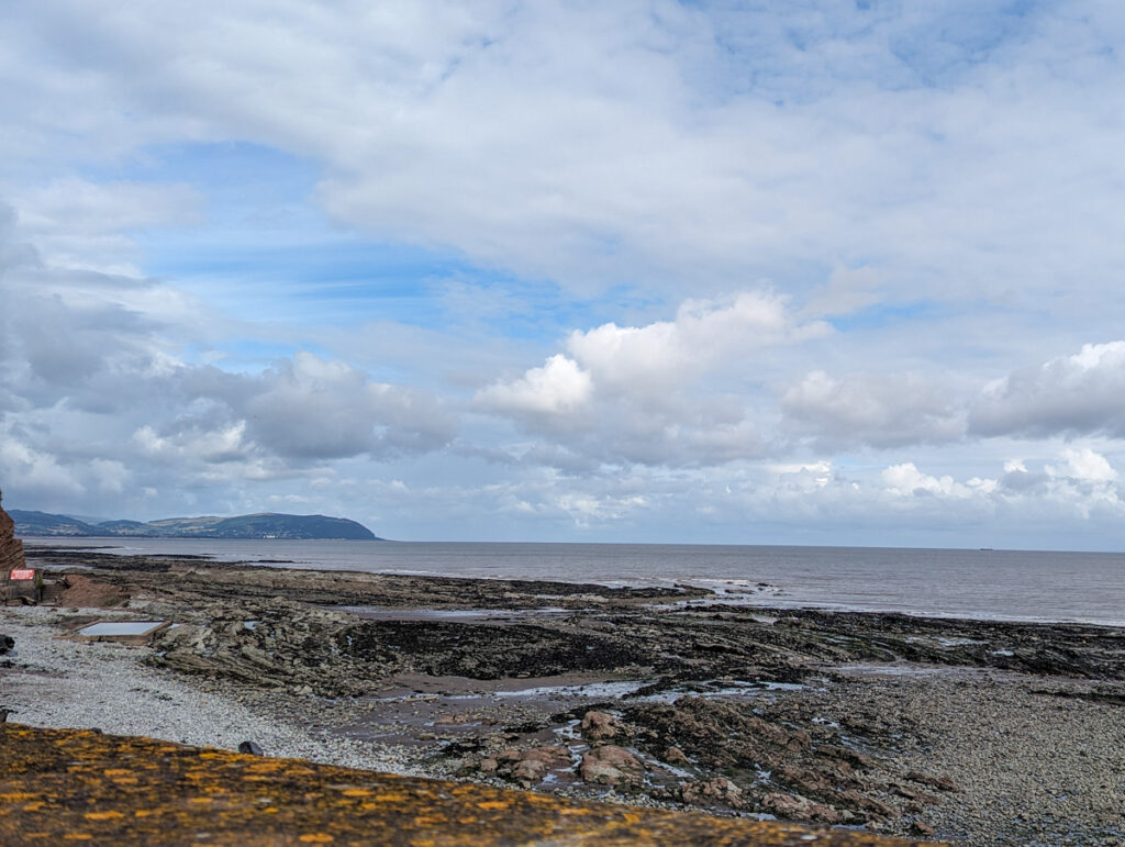 West street beach, also called Watchet Beach, one of the best Minehead Beaches for fossils. 