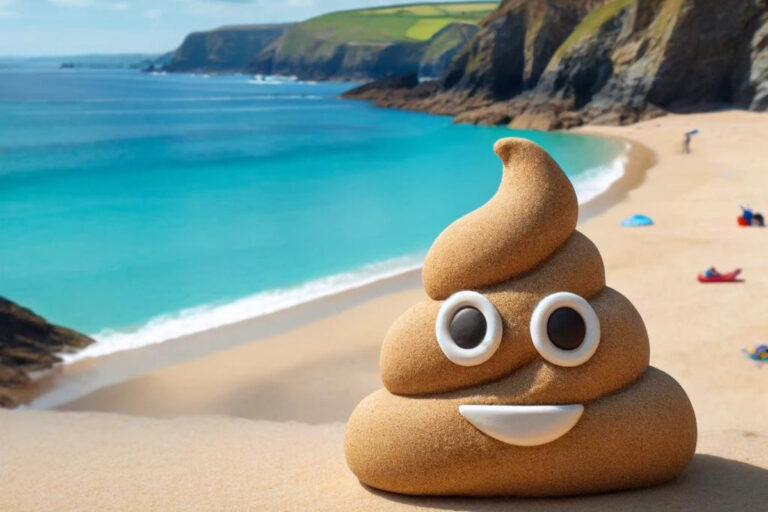 Cornish Beach awarded BROWN flag for dirtiness